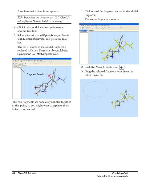 Chem3D Users Manual - CambridgeSoft