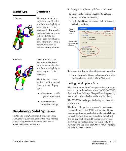 Chem3D Users Manual - CambridgeSoft