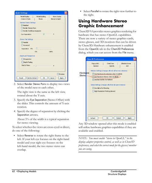 Chem3D Users Manual - CambridgeSoft