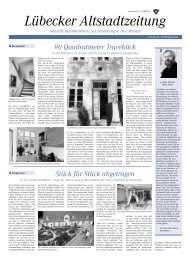 Lübecker Altstadtzeitung - Grundstücks-Gesellschaft Trave mbH
