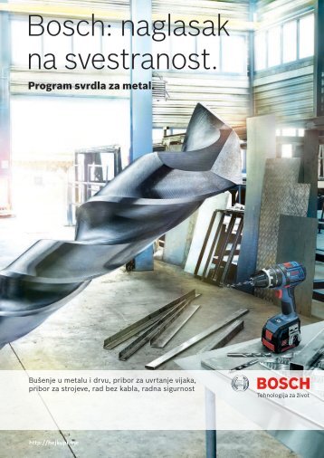 BOSCH Program svrdla za metal