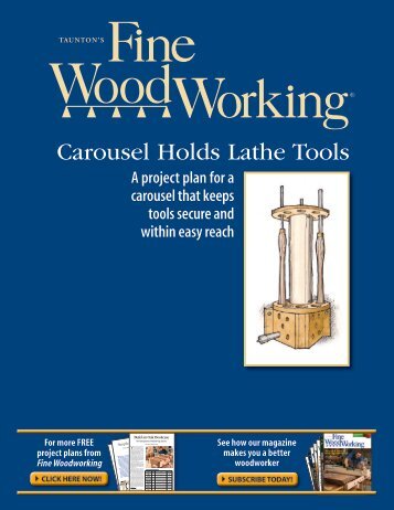 Carousel Holds Lathe Tools