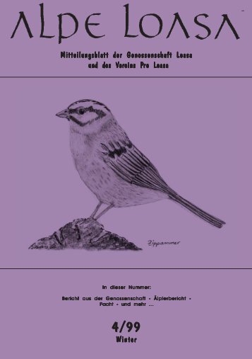 Mitteilungsblatt der Genossenschaft Loasa und des V und des ...