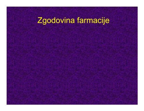 Zgodovina farmacije