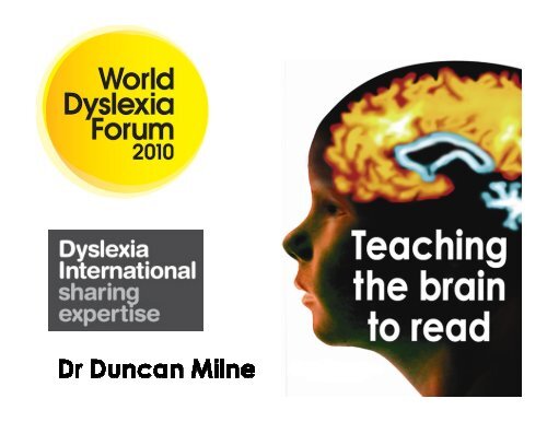 Dr Duncan Milne - Dyslexia International
