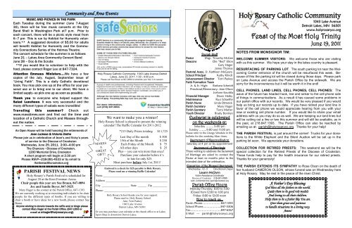 Holy Rosary Catholic Community