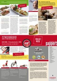 das papperts Magazin · www.fitnessbaecker.de