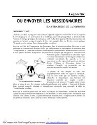 LeÃ§on 6.pdf - Missiologie.net