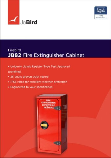 JB82 Fire Extinguisher Cabinet - Riveria - Riveria