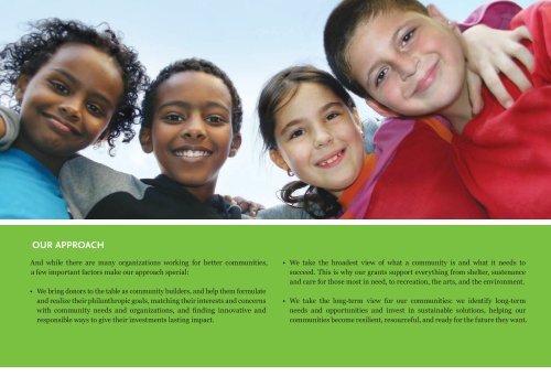 2010 Annual Report - The Community Foundation of Mississauga