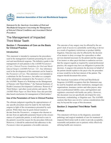 Clinical Paper - American Association of Oral and Maxillofacial ...