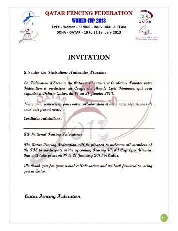 qatar fencing federation