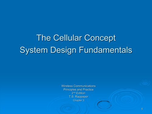 Cellular concept