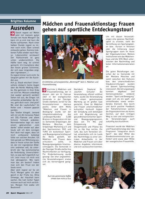 im Sport - Trenz AG