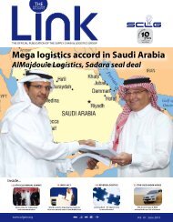 Mega logistics accord in Saudi Arabia - SCLG