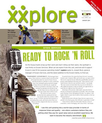 xxplore news - aug 2011.pdf - Words' Worth