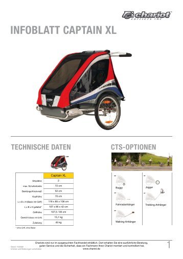 technische daten infoblatt captain xl