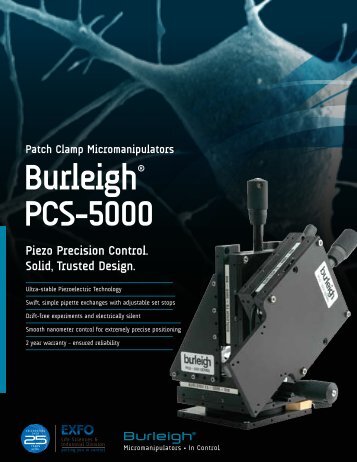 BurleighÂ® PCS-5000 Patch Clamp Micromanipulators - SCOP-PRO