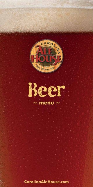 Beer - Carolina Ale House