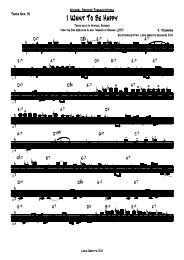 I want to be happy with chords.MUS - Michael Brecker Live ...