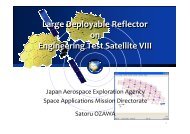 Large Deployable Reflector on Engineering Test Satellite VIII Large ...