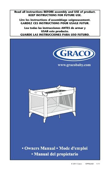 â¢ Manual del propietario - Graco