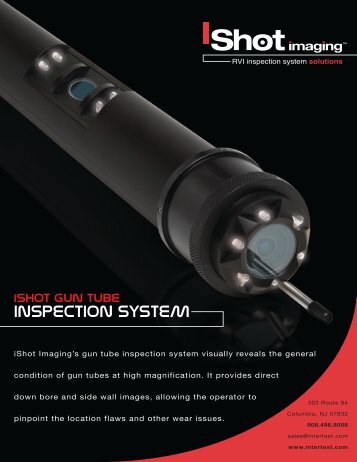 iShot Imaging's gun tube inspection system ... - CLP System AB