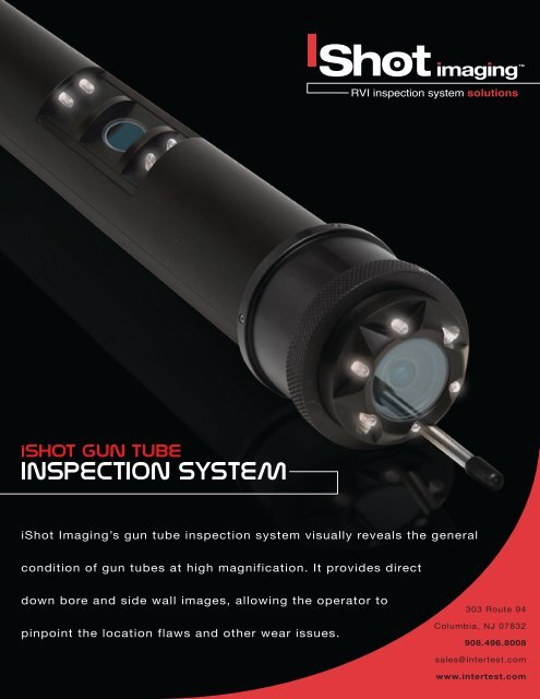 iShot Imaging's gun tube inspection system ... - CLP System AB