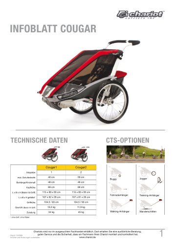 TECHNISCHE DATEN INFOBLATT COUGAR