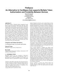 FileSpace An Alternative to CardSpace that supports Multiple Token ...