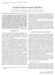 Parallel Simulated Annealing Algorithms - CiteSeerX