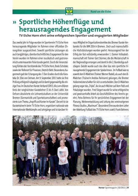 Horner Sportmagazin - Trenz AG