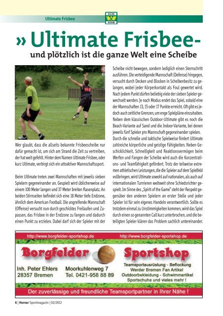 Horner Sportmagazin - Trenz AG