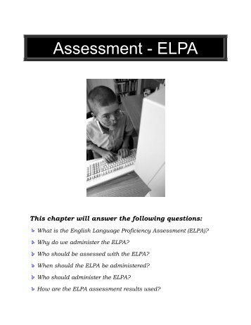 Oregon State English Language Proficiency Assessment (ELPA)