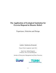 The Application of Ecological Sanitation for Excreta Disposal in ...