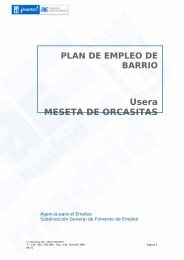 PLAN EMPLEO MESETA DE ORCASITAS.pdf - Federación regional ...