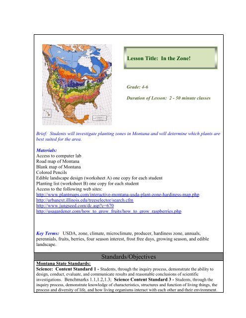 understanding by design unit template montana department of