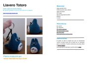 Llavero Totoro - Hasta El Monyo de patrones en inglÃ©s