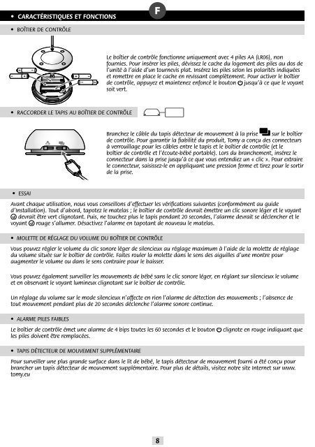 Instructions â¢ Notice d'emploi Gebruiksaanwijzing ... - Tomy