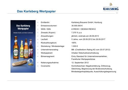 Karlsberg Brauerei GmbH - Xetra