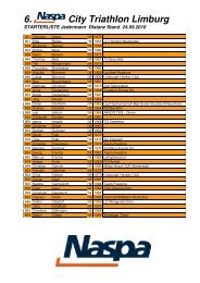 6. City Triathlon Limburg - Triathlon-Equipe-Elz