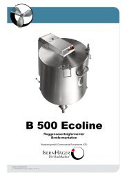 B 500 Ecoline - IsernhÃ¤ger GmbH & Co. KG