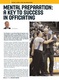 mental preparation: a key to success in officiating - Fiba