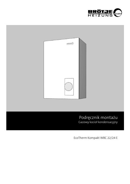 Brötje Ecotherm Kompakt Wbc 22 24 Bedienungsanleitung
