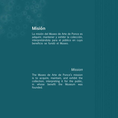 Informe Anual, 2005 - Museo de Arte de Ponce