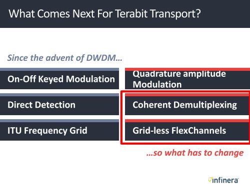 The Dawn of the Terabit Age - Infinera