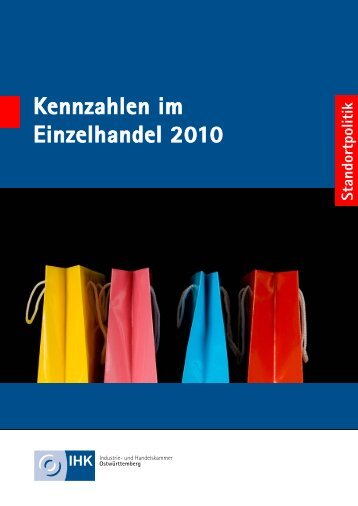 Kennzahlen im Einzelhandel 2010 - Ostwürttemberg in Zahlen