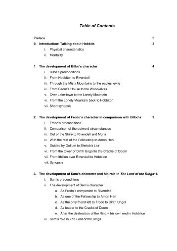 Facharbeit - A comparison of heroes in J.R.R. Tolkien's "The Lord of ...