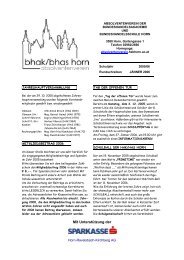 Rundschreiben Jänner 2006 - BHAK/BHAS Horn