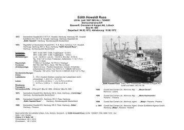 Edith Howaldt Russ - Ship-DB Schiffsdatenbank